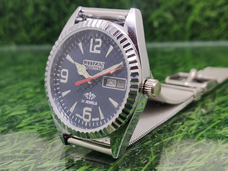 Citizen Automatic 8200 Movement stainless steel Japan Made 21 Jewels Men s Wrist Watch