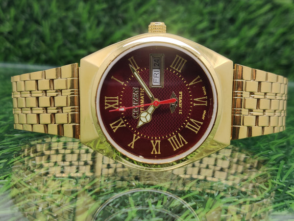 Citizen Automatic 8200 Movement stainless steel Japan Made 21 Jewels Men s Wrist Watch