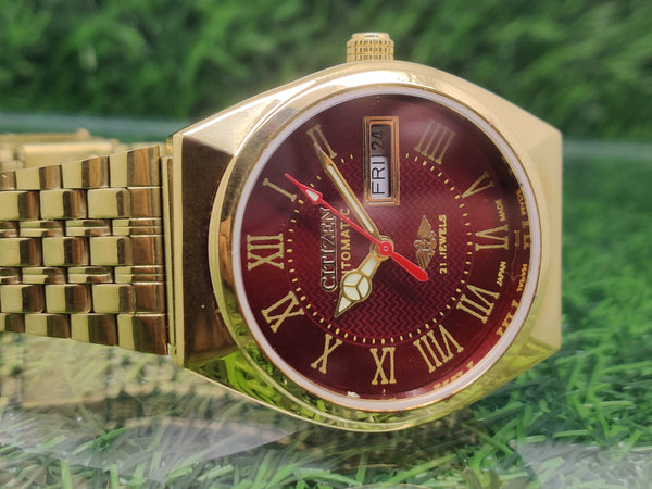 Citizen Automatic 8200 Movement stainless steel Japan Made 21 Jewels Men s Wrist Watch