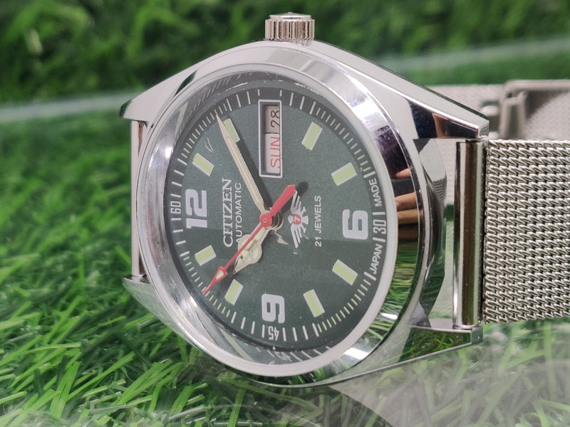 Citizen Automatic 8200 Movement stainless steel Japan Made 21 Jewels Men s Wrist Watch