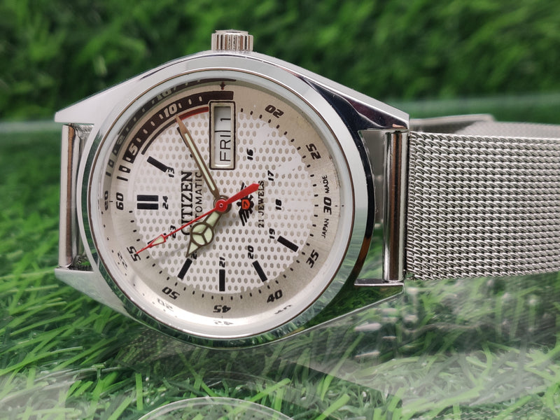 Citizen Automatic 8200 Movement stainless steel Japan Made 21 Jewels Men s Wrist Watch