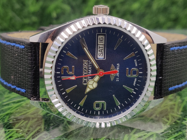 Citizen Automatic 8200 Movement stainless steel Japan Made 21 Jewels Men s Wrist Watch