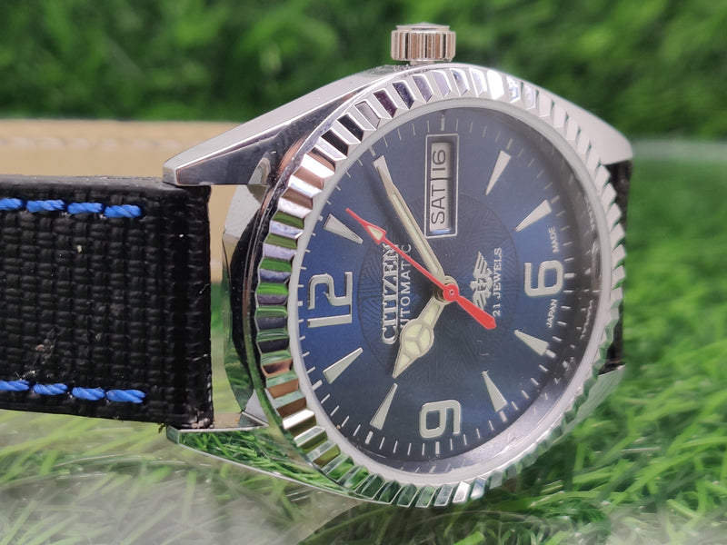 Citizen Automatic 8200 Movement stainless steel Japan Made 21 Jewels Men s Wrist Watch