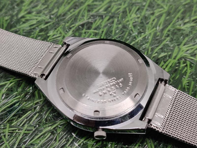 VINTAGE REFURBISHED SEIKO 5 AUTOMATIC JAPAN MENS DAY DATE WATCH