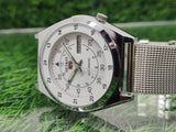 VINTAGE REFURBISHED SEIKO 5 AUTOMATIC JAPAN MENS DAY DATE WATCH