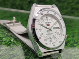 VINTAGE REFURBISHED SEIKO 5 AUTOMATIC JAPAN MENS DAY DATE WATCH