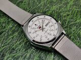 VINTAGE REFURBISHED SEIKO 5 AUTOMATIC JAPAN MENS DAY DATE WATCH