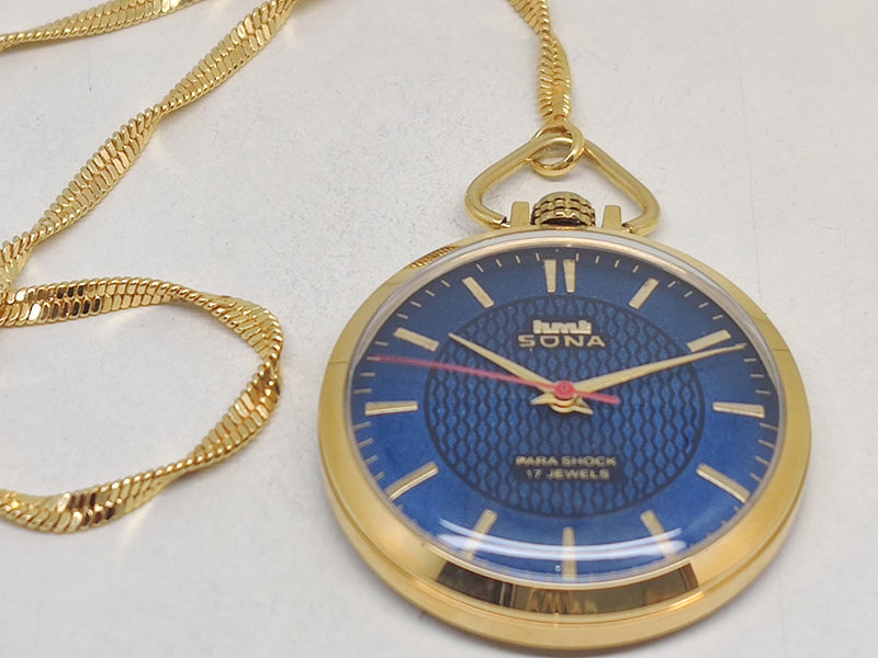 Hmt sona Mechanical Handwinding Movement gold plated Para Jewels Analog Dial Wrist Watch For Men