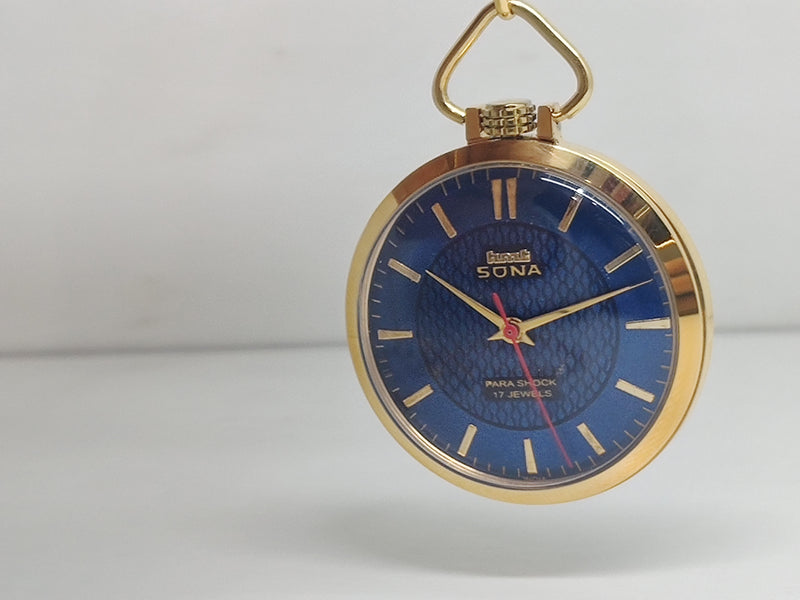 Hmt sona Mechanical Handwinding Movement gold plated Para Jewels Analog Dial Wrist Watch For Men
