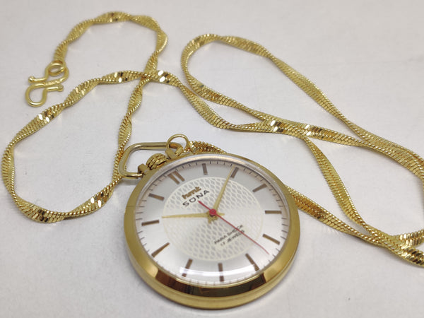Hmt sona Mechanical Handwinding Movement gold plated Para Jewels Analog Dial Wrist Watch For Men