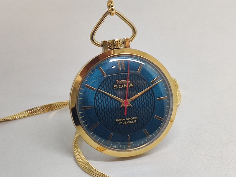 Hmt sona Mechanical Handwinding Movement gold plated Para Jewels Analog Dial Wrist Watch For Men