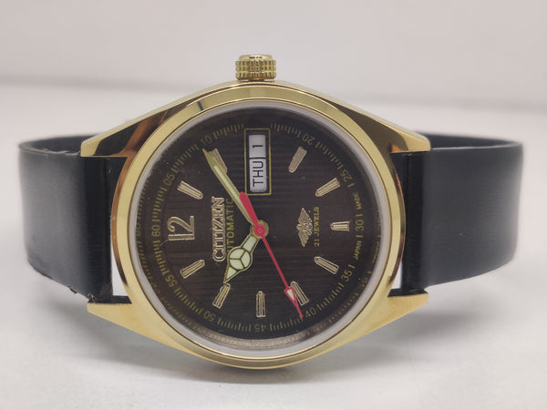 Citizen Automatic 8200 Movement stainless steel Japan Made 21 Jewels Men s Wrist Watch