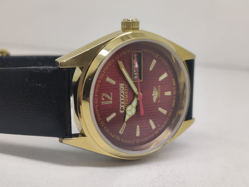 Citizen Automatic 8200 Movement stainless steel Japan Made 21 Jewels Men s Wrist Watch