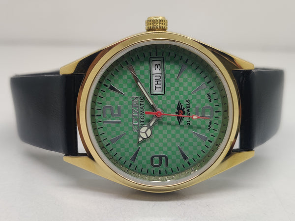 Citizen Automatic 8200 Movement stainless steel Japan Made 21 Jewels Men s Wrist Watch