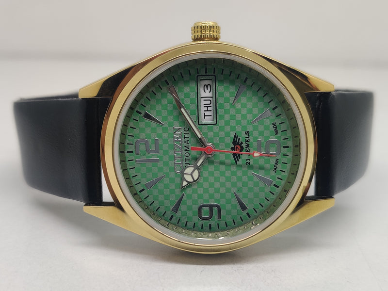 Citizen Automatic 8200 Movement stainless steel Japan Made 21 Jewels Men s Wrist Watch