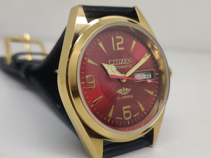 Citizen Automatic 8200 Movement stainless steel Japan Made 21 Jewels Men s Wrist Watch