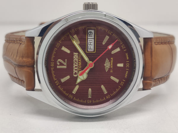 Citizen Automatic 8200 Movement stainless steel Japan Made 21 Jewels Men s Wrist Watch