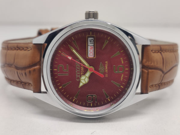 Citizen Automatic 8200 Movement stainless steel Japan Made 21 Jewels Men s Wrist Watch