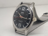 Hmt Pilot Mechanical Handwinding Movement stainless Steel Para Shock 17 Jewels Analog Dial Wrist Watch For Men