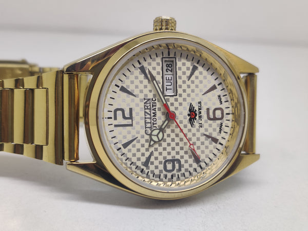 Citizen Automatic 8200 Movement stainless steel Japan Made 21 Jewels Men s Wrist Watch