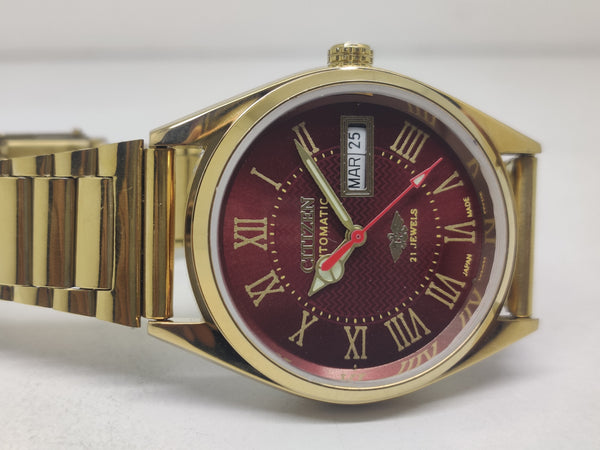 Citizen Automatic 8200 Movement stainless steel Japan Made 21 Jewels Men s Wrist Watch