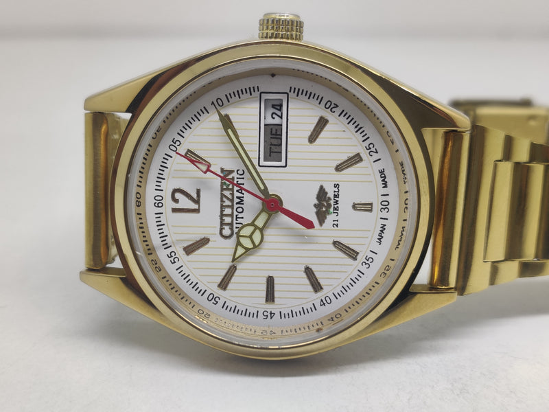 Citizen Automatic 8200 Movement stainless steel Japan Made 21 Jewels Men s Wrist Watch