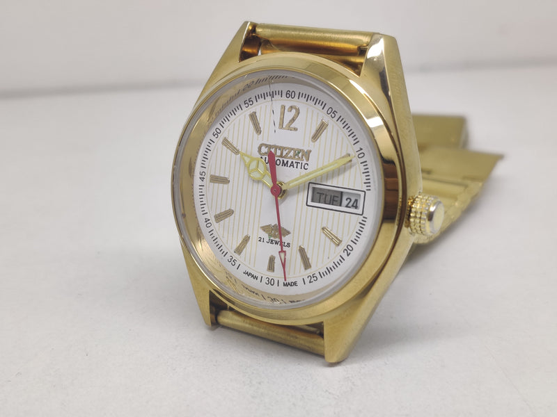Citizen Automatic 8200 Movement stainless steel Japan Made 21 Jewels Men s Wrist Watch