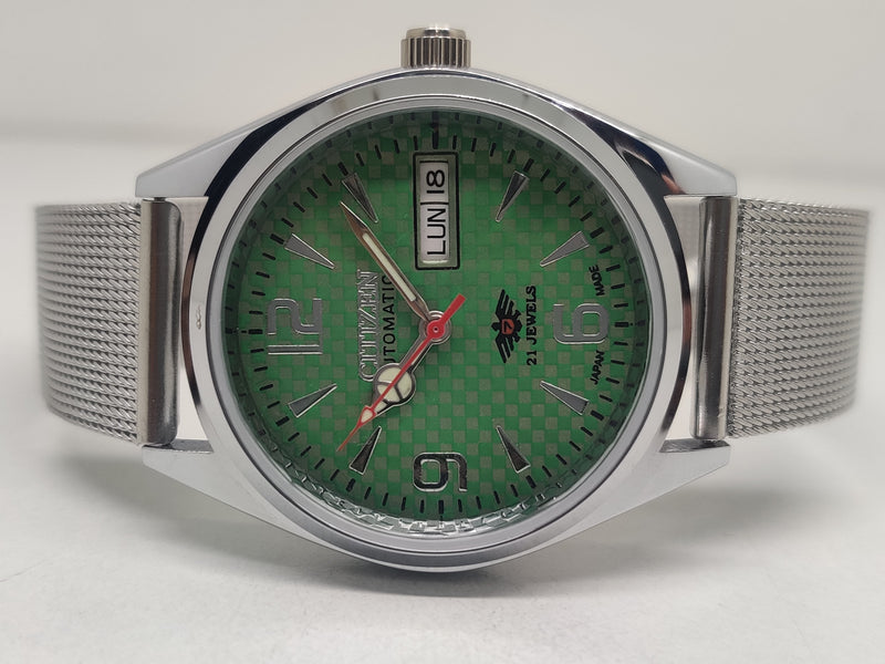 Citizen Automatic 8200 Movement stainless steel Japan Made 21 Jewels Men s Wrist Watch