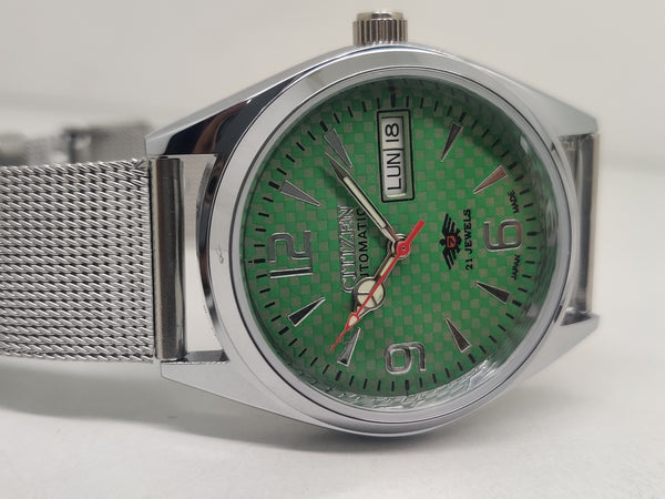 Citizen Automatic 8200 Movement stainless steel Japan Made 21 Jewels Men s Wrist Watch