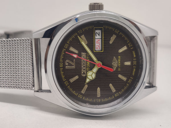 Citizen Automatic 8200 Movement stainless steel Japan Made 21 Jewels Men s Wrist Watch