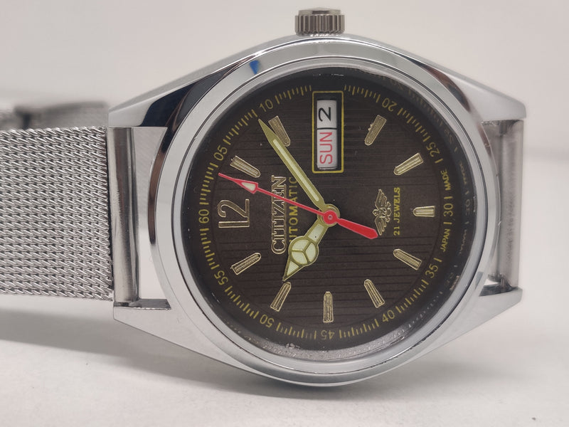 Citizen Automatic 8200 Movement stainless steel Japan Made 21 Jewels Men s Wrist Watch