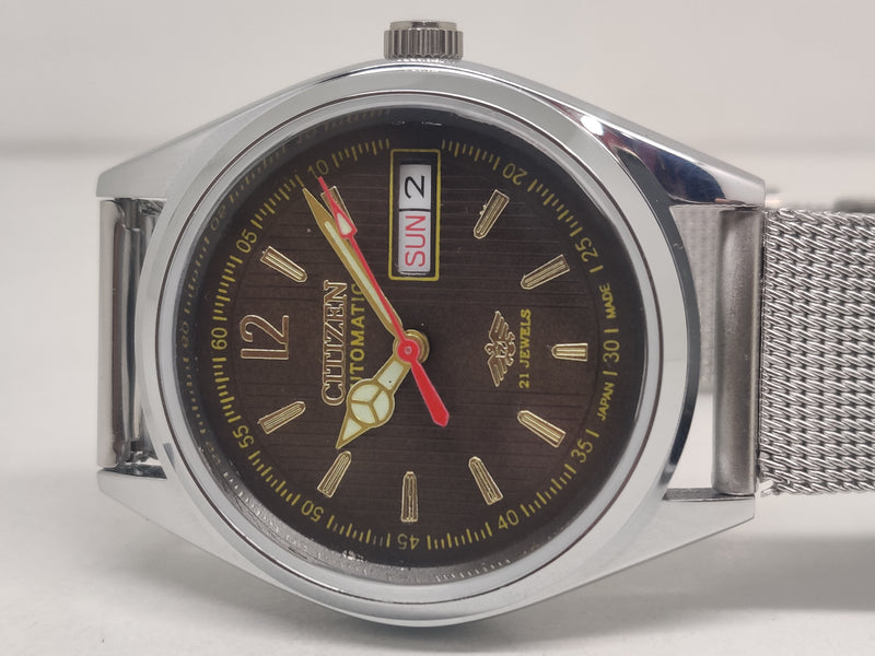 Citizen Automatic 8200 Movement stainless steel Japan Made 21 Jewels Men s Wrist Watch