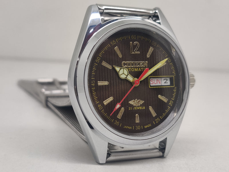 Citizen Automatic 8200 Movement stainless steel Japan Made 21 Jewels Men s Wrist Watch