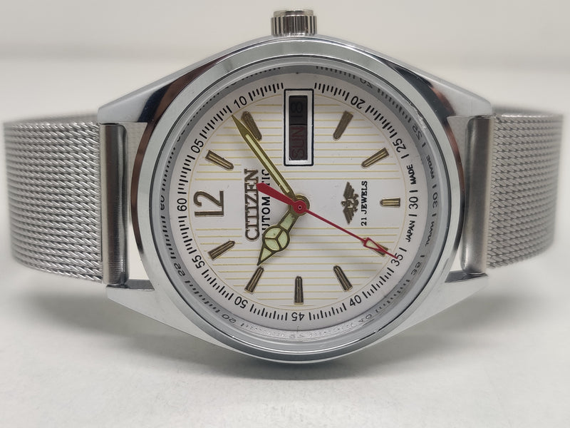 Citizen Automatic 8200 Movement stainless steel Japan Made 21 Jewels Men s Wrist Watch