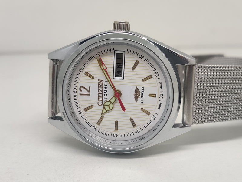 Citizen Automatic 8200 Movement stainless steel Japan Made 21 Jewels Men s Wrist Watch