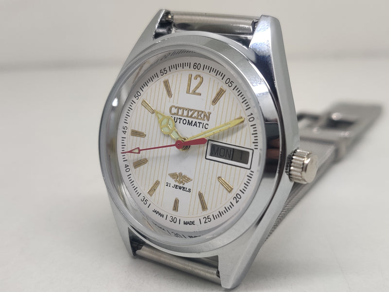 Citizen Automatic 8200 Movement stainless steel Japan Made 21 Jewels Men s Wrist Watch