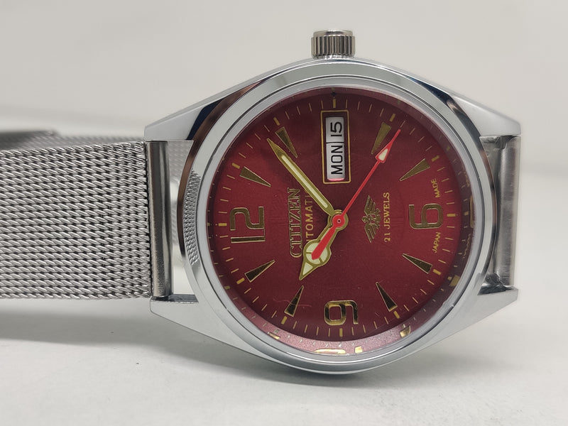 Citizen Automatic 8200 Movement stainless steel Japan Made 21 Jewels Men s Wrist Watch