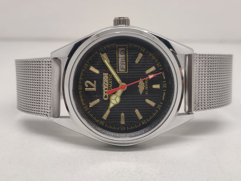Citizen Automatic 8200 Movement stainless steel Japan Made 21 Jewels Men s Wrist Watch