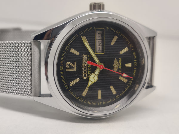 Citizen Automatic 8200 Movement stainless steel Japan Made 21 Jewels Men s Wrist Watch