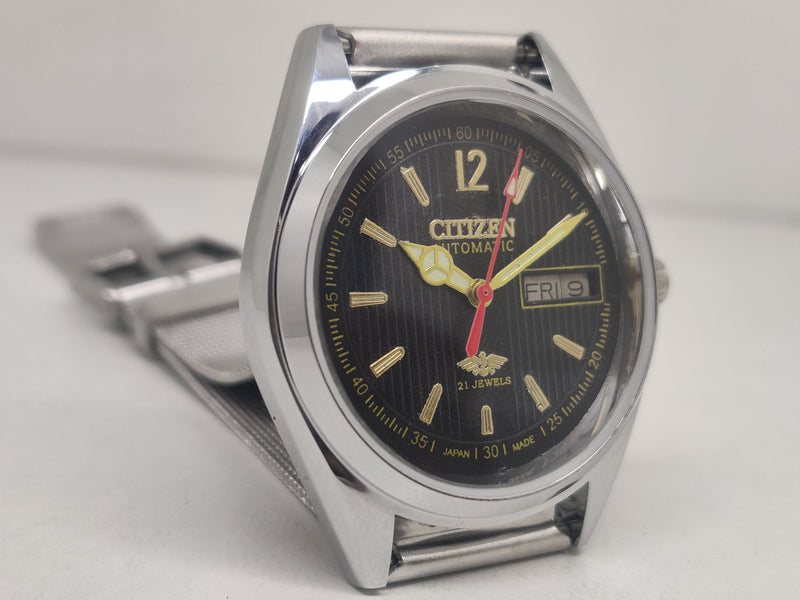 Citizen Automatic 8200 Movement stainless steel Japan Made 21 Jewels Men s Wrist Watch