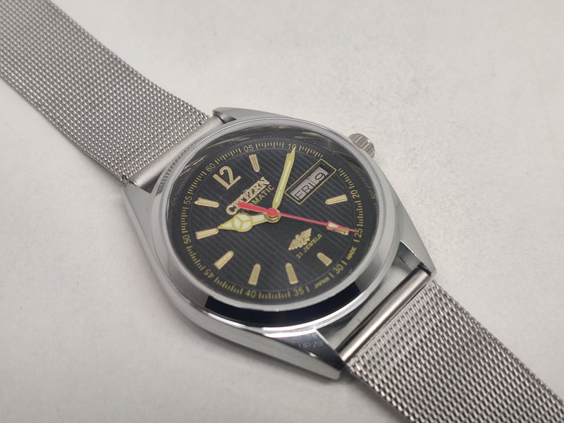 Citizen Automatic 8200 Movement stainless steel Japan Made 21 Jewels Men s Wrist Watch