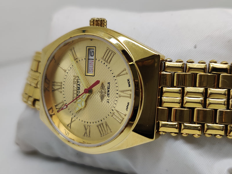 Citizen Automatic 8200 Movement stainless steel Japan Made 21 Jewels Men s Wrist Watch