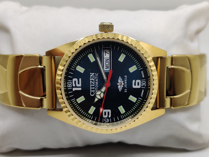 Citizen Automatic 8200 Movement stainless steel Japan Made 21 Jewels Men s Wrist Watch