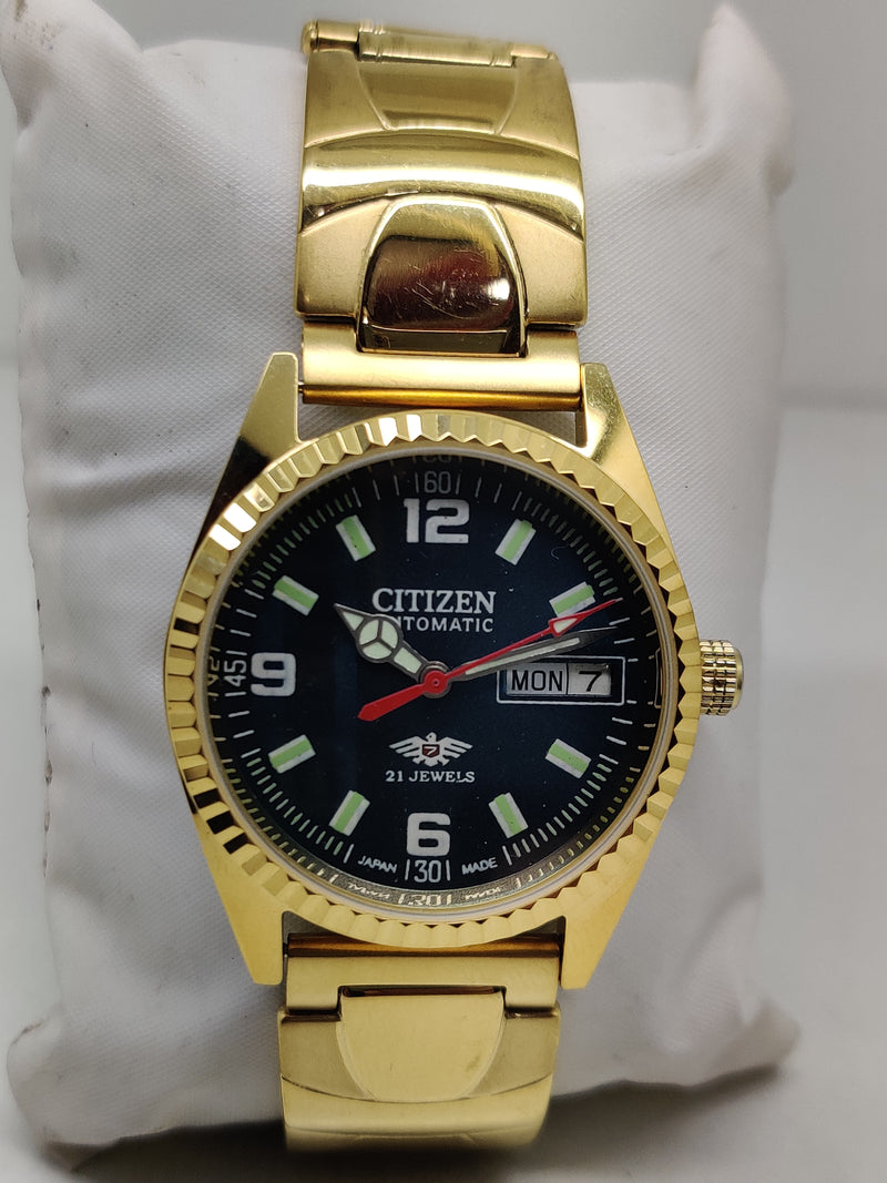 Citizen Automatic 8200 Movement stainless steel Japan Made 21 Jewels Men s Wrist Watch