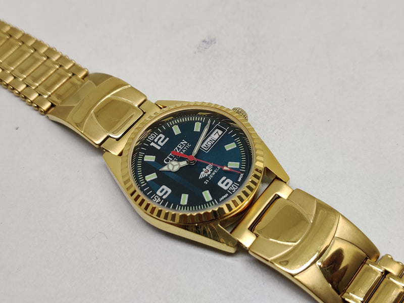 Citizen Automatic 8200 Movement stainless steel Japan Made 21 Jewels Men s Wrist Watch