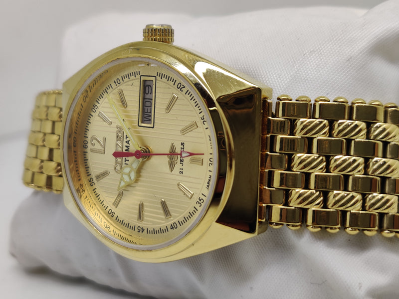 Citizen Automatic 8200 Movement stainless steel Japan Made 21 Jewels Men s Wrist Watch