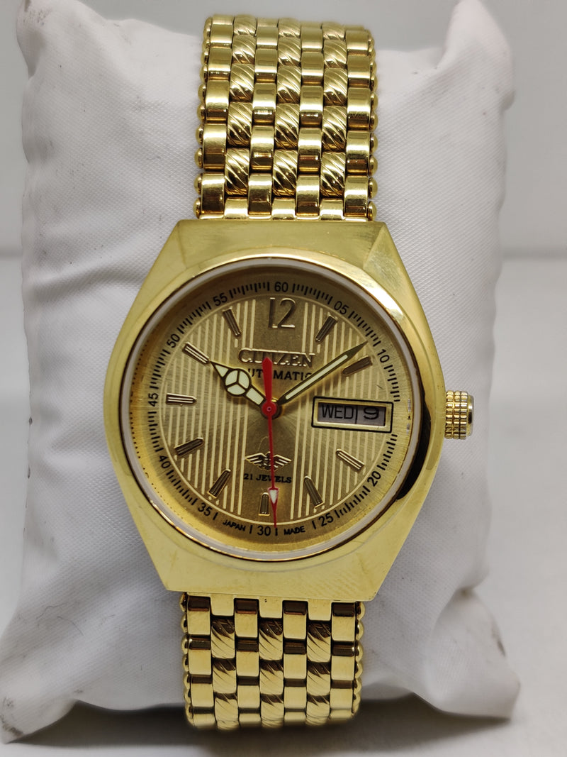 Citizen Automatic 8200 Movement stainless steel Japan Made 21 Jewels Men s Wrist Watch