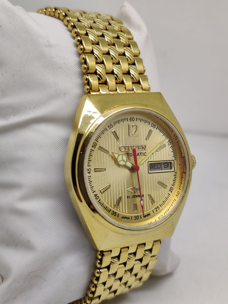 Citizen Automatic 8200 Movement stainless steel Japan Made 21 Jewels Men s Wrist Watch