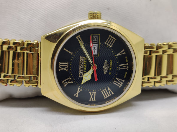 Citizen Automatic 8200 Movement stainless steel Japan Made 21 Jewels Men s Wrist Watch