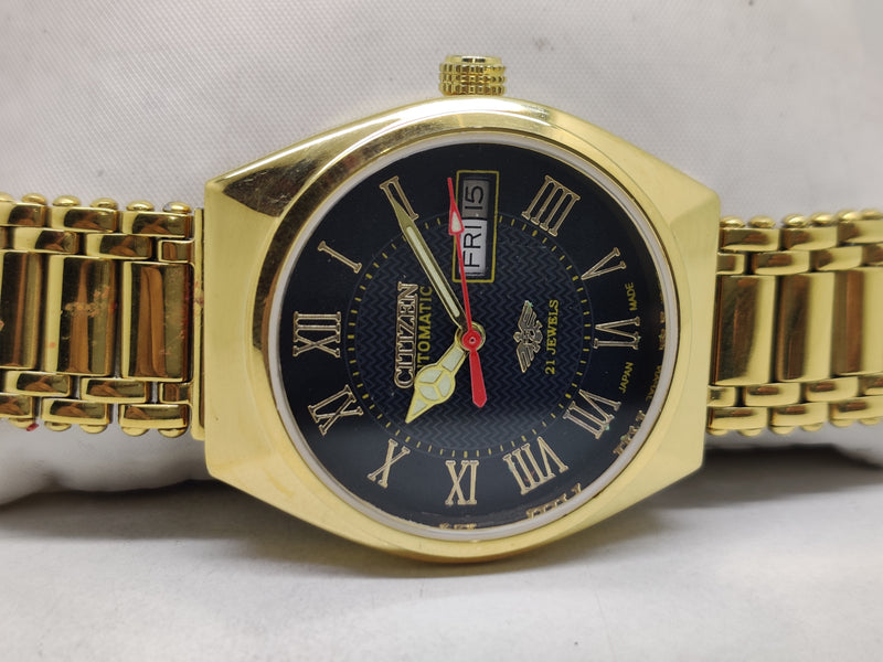 Citizen Automatic 8200 Movement stainless steel Japan Made 21 Jewels Men s Wrist Watch